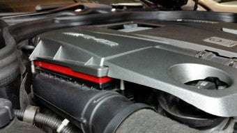 Mercedes AMG M157 Biturbo Cold Air Intake Spacer Kit - Black (2011 -2020)
