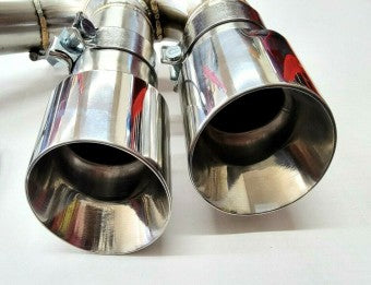 C8 Corvette SS X pipe Exhaust 3"/ 4.5" SS tips, Stingray / Coupe (2020+)
