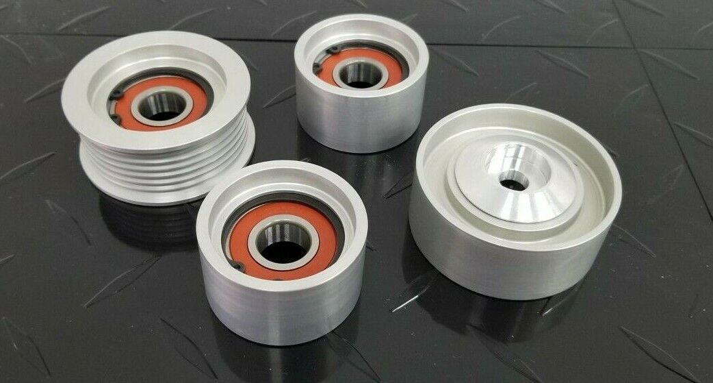 Mercedes AMG M137, M275, M277, M279 UPD V12 Billet 4pc Idler kit. (2001-21 )