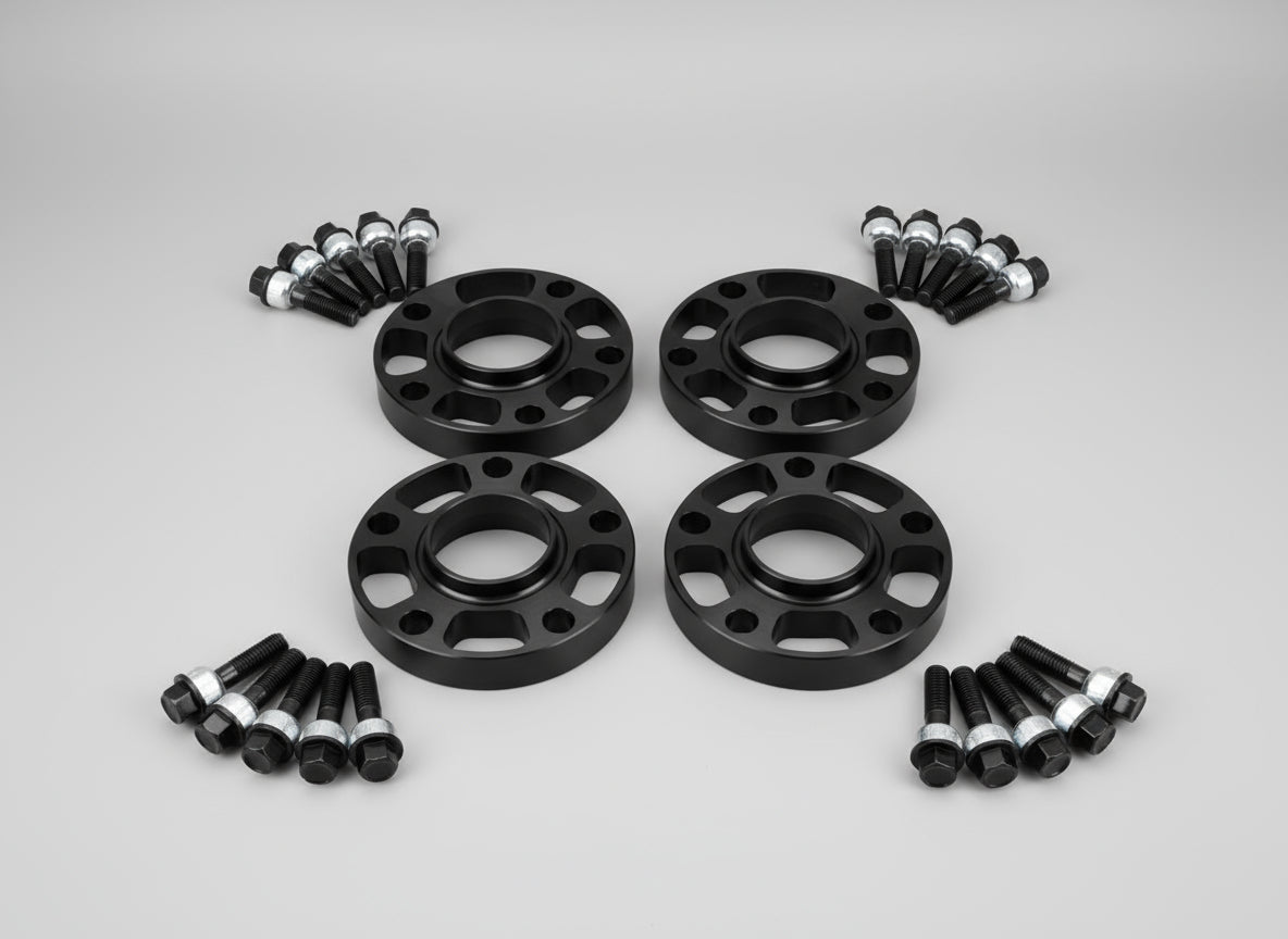 BWA 15mm Hub Centric Wheel Spacers Kit For Porsche 911 – 5x130, Forged 6061, Cone Seat Lug Bolts Included