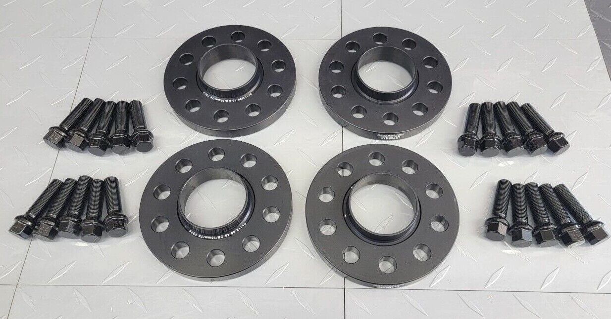 15mm 5x120 Renn Motorsport Wheel Spacers With Lug Bolts For BMW F10 F22 F30 F32
