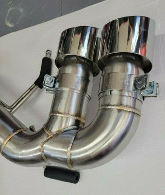 C8 Corvette SS X pipe Exhaust 3"/ 4.5" SS tips, Stingray / Coupe (2020+)